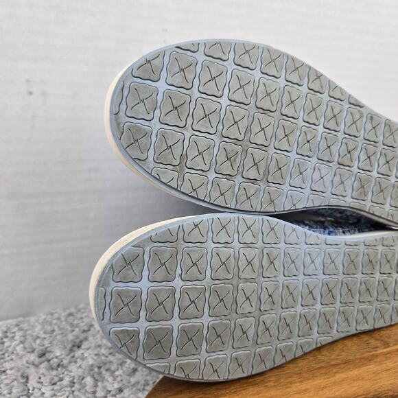 Twisted X Womens 9.5M Kicks Blue White Plaid ecoTweed Casual Loafer Sneaker - Picture 9 of 12